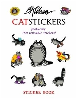 Kiblan - Cat stickers - Sticker Book - Libro de pegatinas reutilizables