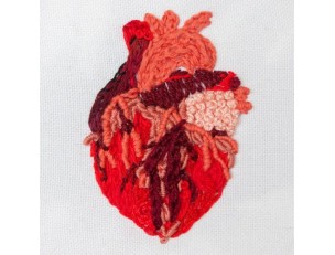 Bordar un corazón
