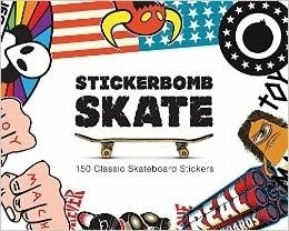 Sticker Bomb skate - 150 classic skateboard stickers - Pegatinas